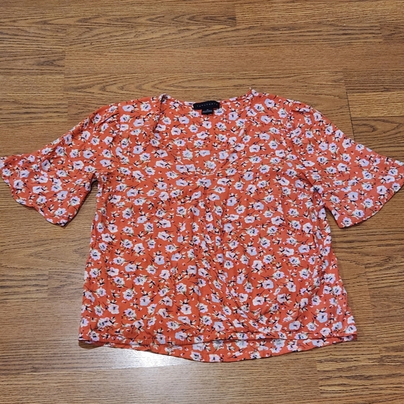 Tops - Sanctuary Floral Orange Women's Top Size M